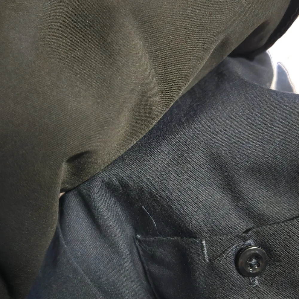 DICKIES | Women's Fitted Work Shirt in Dark Blue/Gray sz M